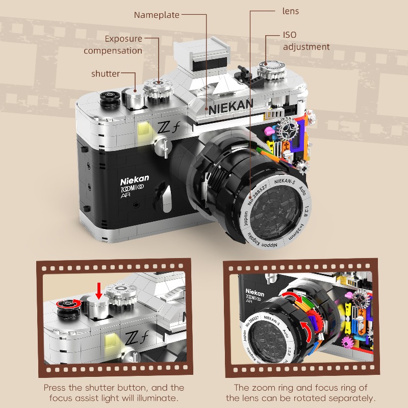 865 o 805 Pezzi di Blocchi da  - Collectible Vintage Cameras recensione e prezzo