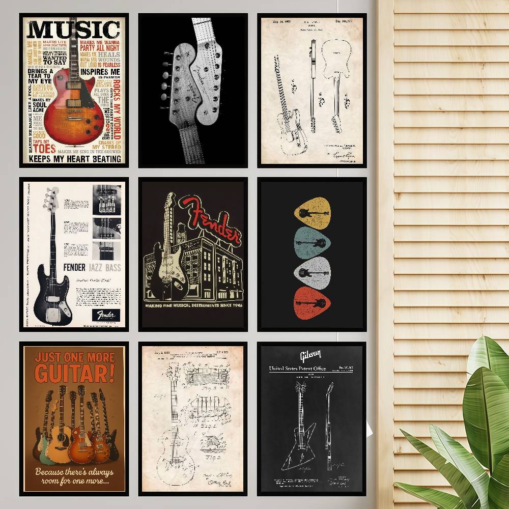 Collezione di chitarra Poster  - Vintage Collectible Posters recensione e prezzo