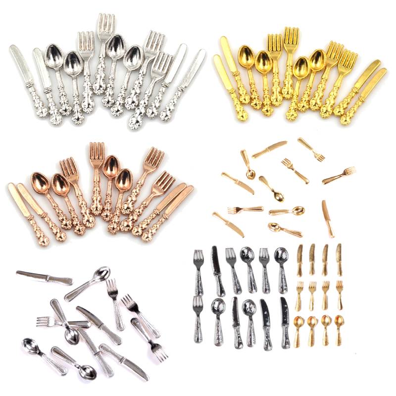 12Pcs 1:12 Mini Vintage Dollho - Vintage Collectible Spoons recensione e prezzo